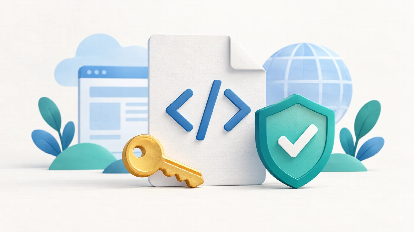 Verificação de propriedade por meio do código HTML do site