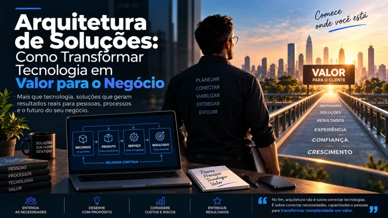 Arquitetura de Soluções: Como Transformar Tecnologia em Valor para o Negócio