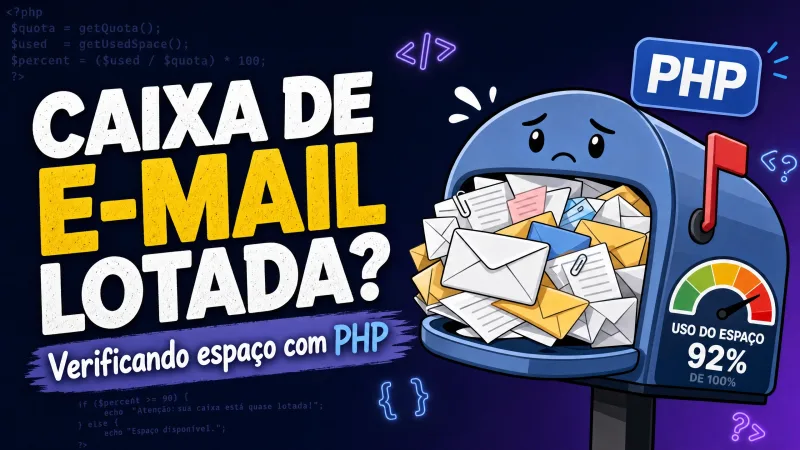 Seu e-mail está de dieta ou já comeu todo o armazenamento? Verificando cota com PHP